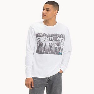 Tommy Hilfiger pánské bílé tričko Vintage - XL (905)